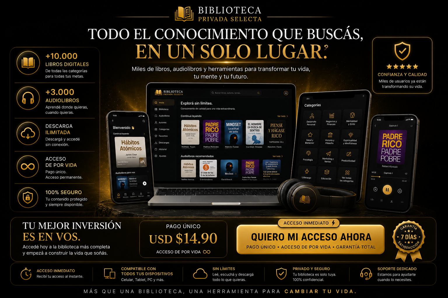Biblioteca Privada Selecta — todo el conocimiento en un solo lugar